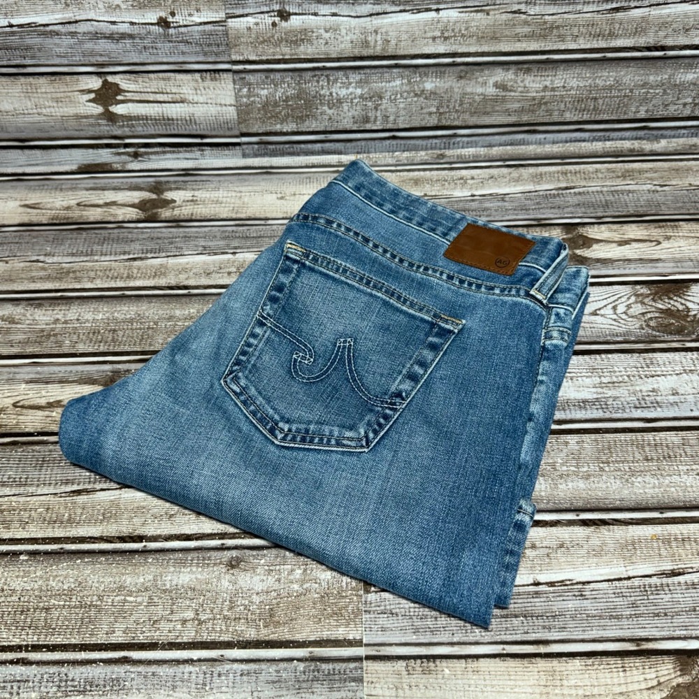 AG Adriano Goldschmied The Nikki Crop Jeans Women Size 29 Blue Skinny Crop
